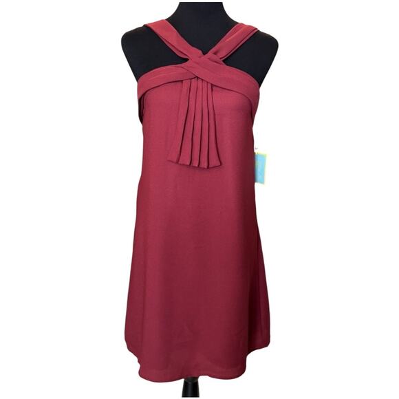 New ~ CECE ~ NORDSTROM Women's Sleeveless V-Neck A-Line Dress Size 2 - Picture 1 of 5